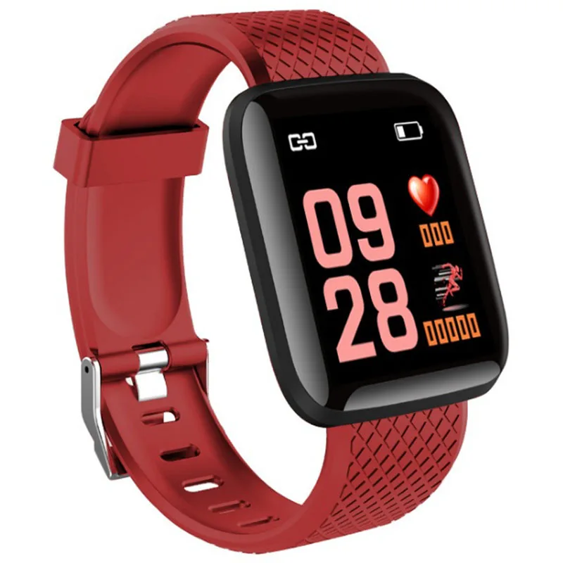 

2022 New Cheap 116 Plus Smart Watch Wristband D13 Montre Reloj Inteligente Sports Android Smart Watch Smart Band Bracelets, Blue,red,purple,black,green