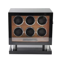 

Viiways wooden six watch winder for 6 watches with LCD control