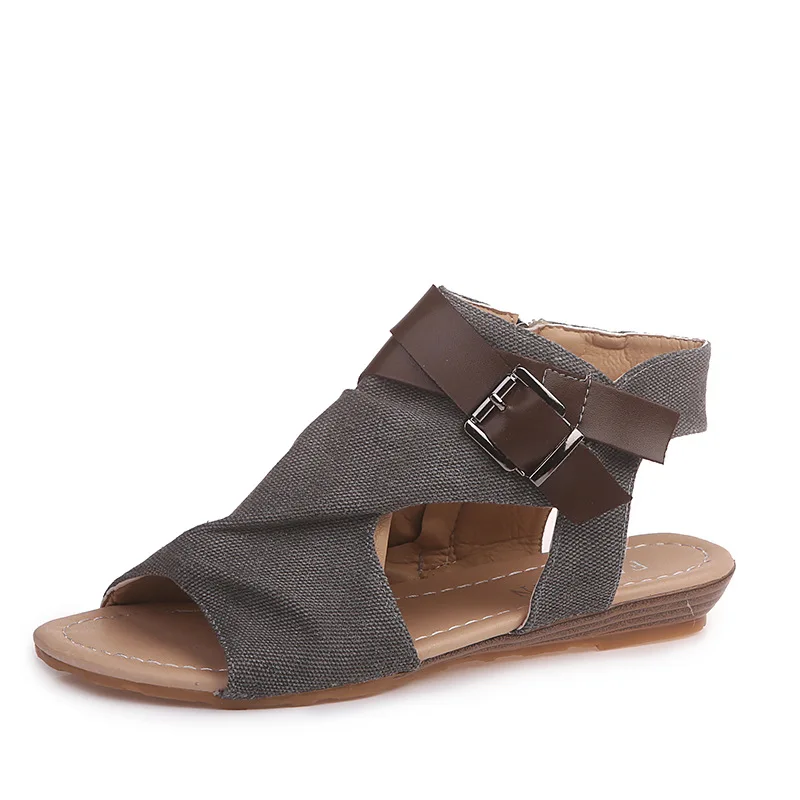

Women's Balla Drape of Canvas Stacked Wedge Heel Sandal, 4 color