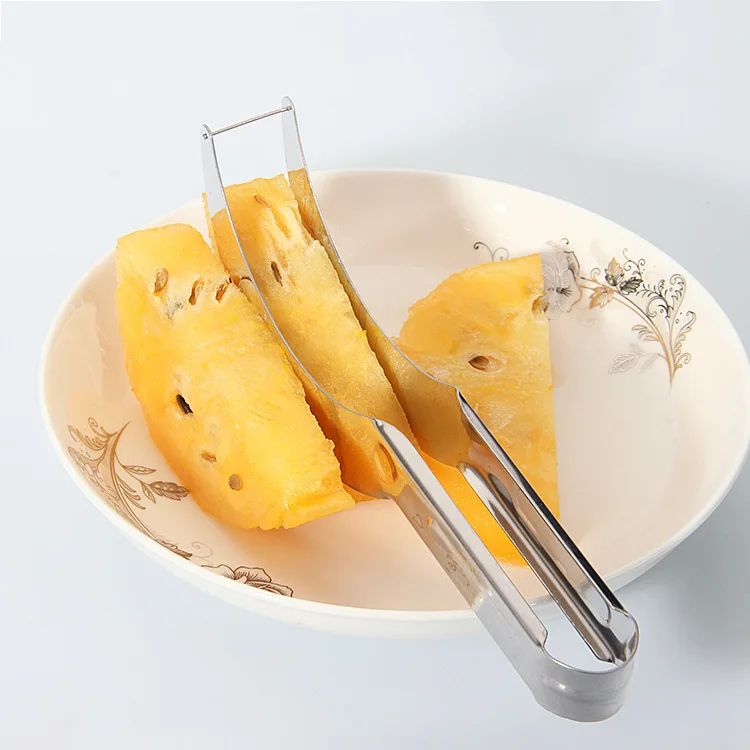 

BBA477 Fruit Slicing Tool Household Cantaloupe and Watermelon Cutter Multifunctional Stainless Steel Watermelon Slicer Cutter, Green