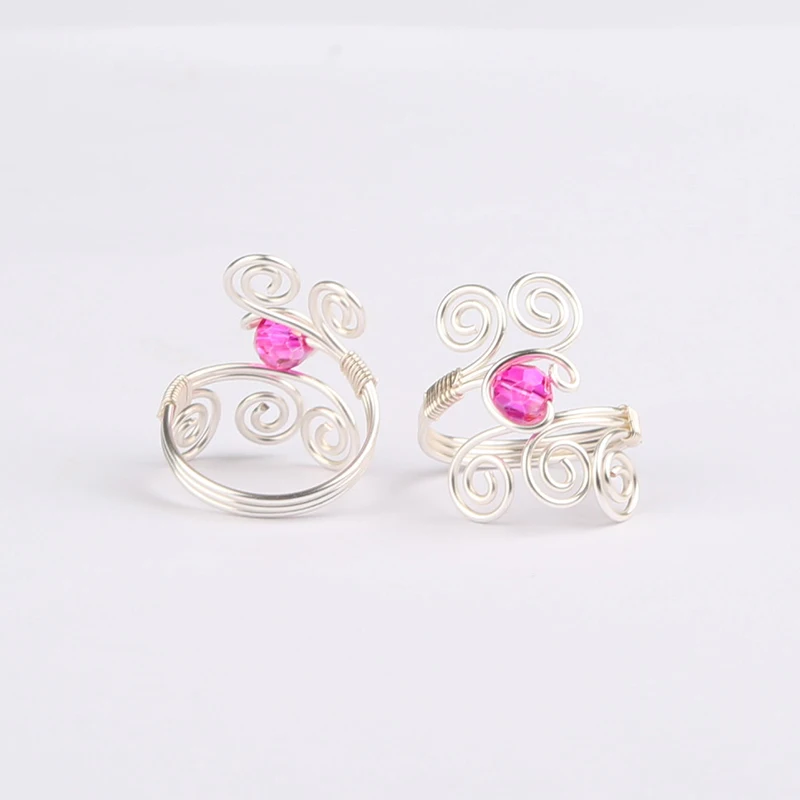 

XuQian High Quality Vintage Wire Wrap Handmade Rings For Women Jewelry, Picture