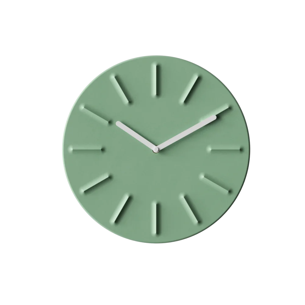 

Best Price Wholesale Decorative Modern Luxury Concrete Home Decor Wall Clock Cement Nordic Clock And Wall For Home, Mint green, orange powder,customized color