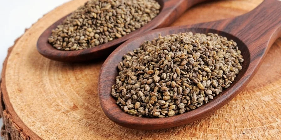 Nutritional infographic showing key nutrients in benne seeds