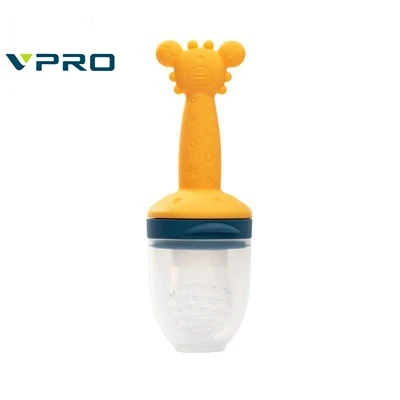 

2021 Food grade silicone baby pacifier for feeding fruit vegetable silicone baby nipples
