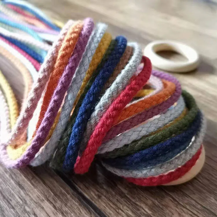 

100 yard/roll 79 pcs colors spot wholesale braided 5mm macrame cord