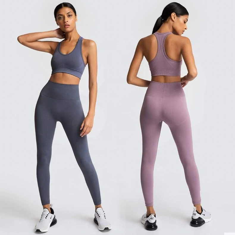 

Yoga Set For Women Clothing Seamless Leggings Sportswear Girls Suits