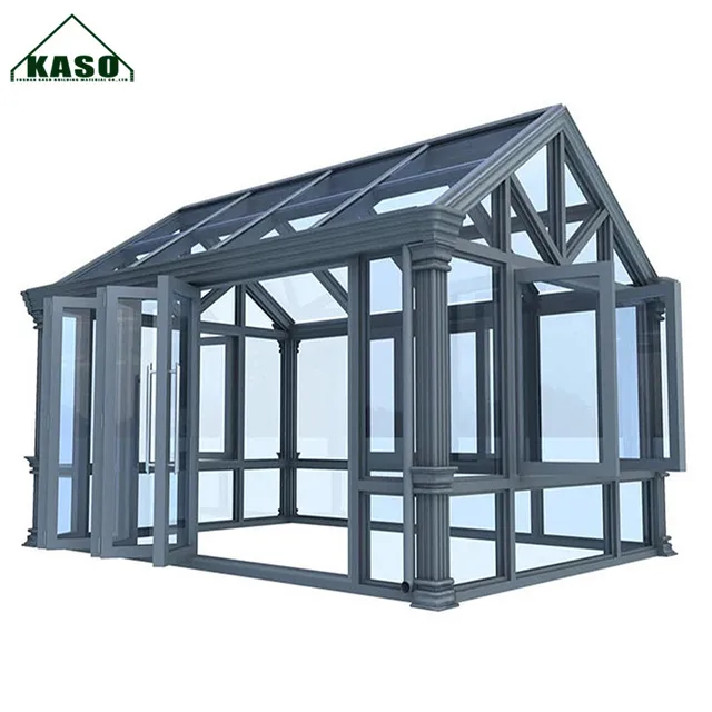 4 Season Australia Polygon Addition Glasshouse Sliding Doors Tempered Glass Prefabricated Kit Sunroom Glass House Buy Sunrooms Glass House Glasshouse Sliding Doors Free Standing Glass Extension Prefab Tempered Glass Veranda Luxury Pool