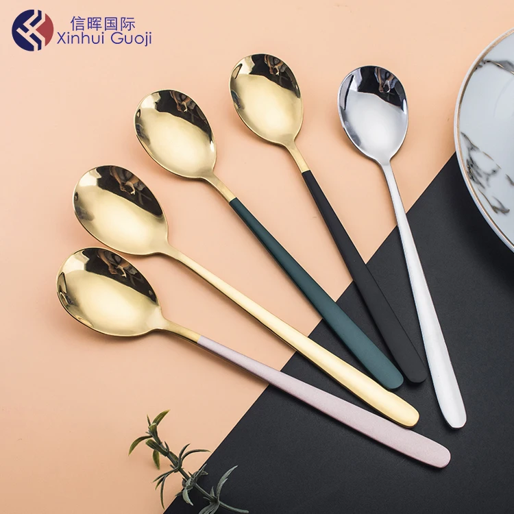 

Korean Fork Spoon Flatware Set Silverware Set Stainless Steel Cutlery Set Portable Reusable, Wholesale restaurant silverware