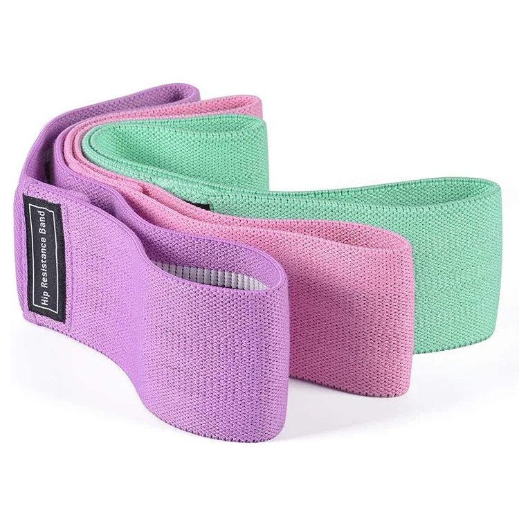 

lovely resistance band for people, Pink green purple