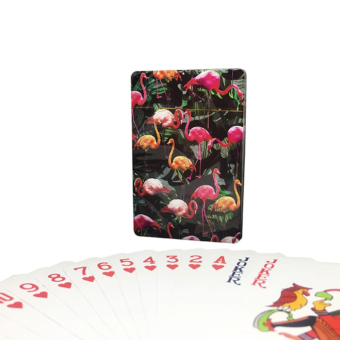 
GS-18165 White PVC Playing Cards OEM W/ Plastic Box 