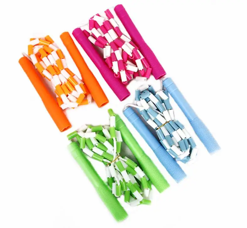 

beads jump rope skipping rope, Orange,red,blue ,green
