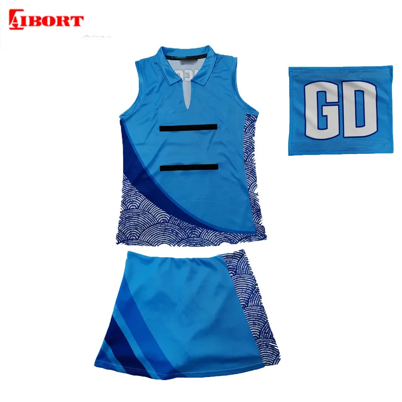 

2020 New Design Custom Team Good Quality Cheap Quick Dry Netball Dress Uniforms Badminton Dress, Custom color