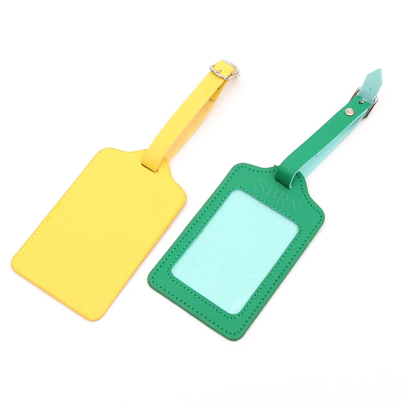 

Favorite Red Color Ivory Color Light Grey Mix Color Leather Luggage Tags