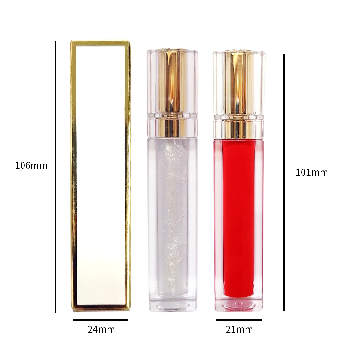 

Wholesale private label glossy lipgloss shimmer high quality vegan lip gloss