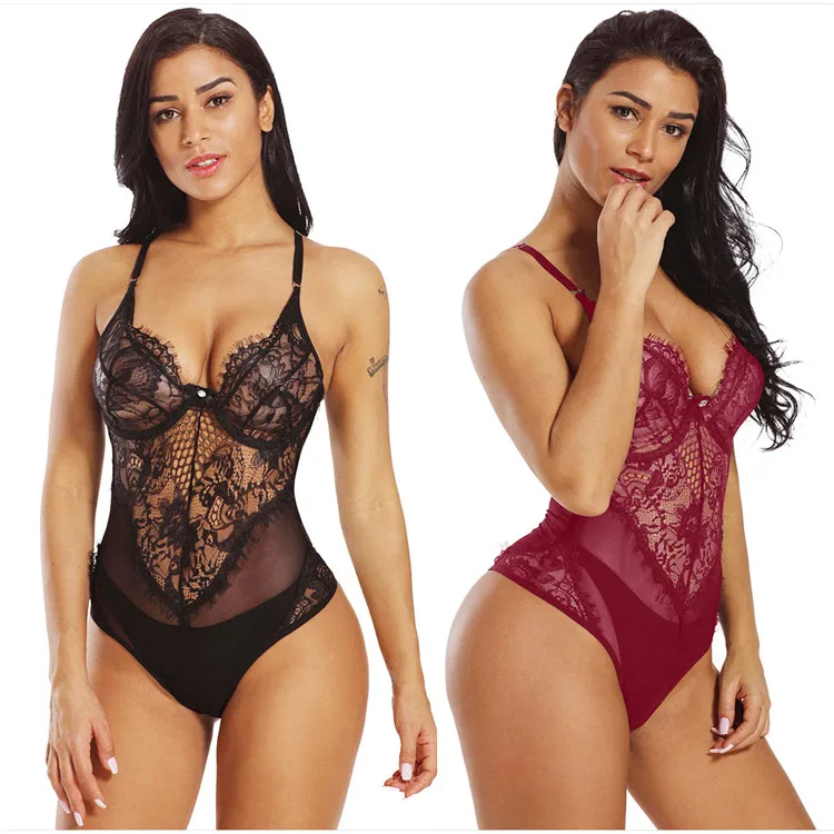 

Fashion Bra Brief Sets Transparent Mesh Sexy Underwear Sexy Lace Brasserie Set sexy transparent babydoll lingerie