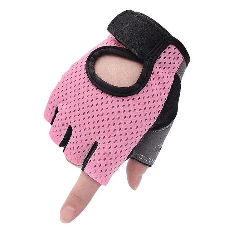 

Professional Gym Fitness Gloves Power Weight Lifting Workout Bodybuilding Half Finger Cycling Sports Gloves, As pic