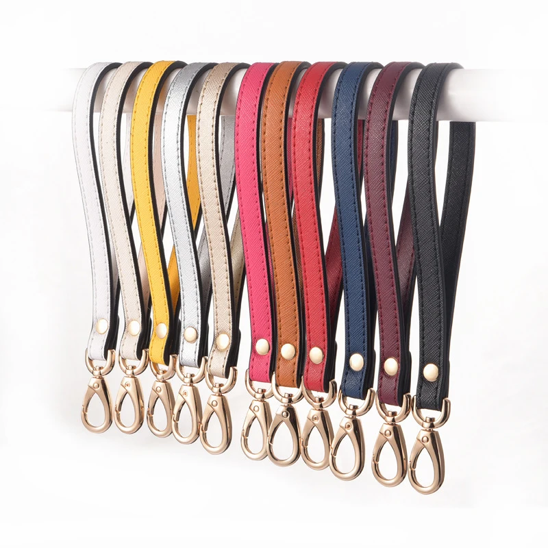 

Meetee B-S599 Leather Cross Pattern 20cm Multicolor Wallet Replacement Belt Bag Handle Strap, 11 colors