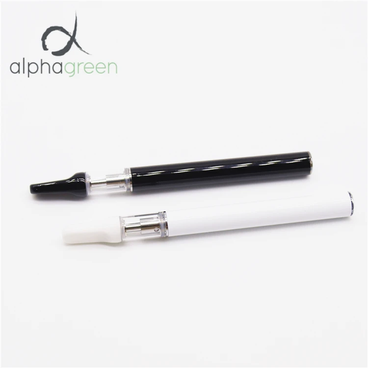 

Empty CBD Oil Disposable E Cigarette Vape Pen No Battery Die Problem Cbd Pen, White/ black