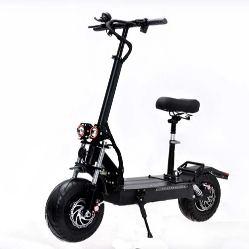 

2021 Adult Electric Scooter 13inch 60v 5600w off-road Fat Big Tyres Electrique Dual Motors Electric Scooter with adult