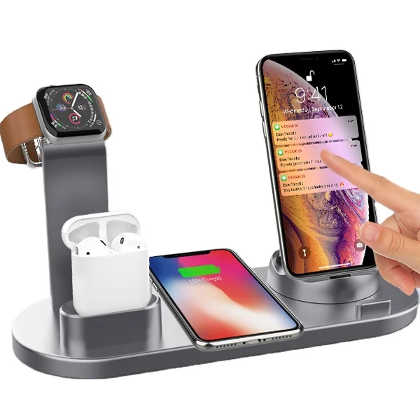 

3 in 1 wireless charger charging station dock for iphone for airpods