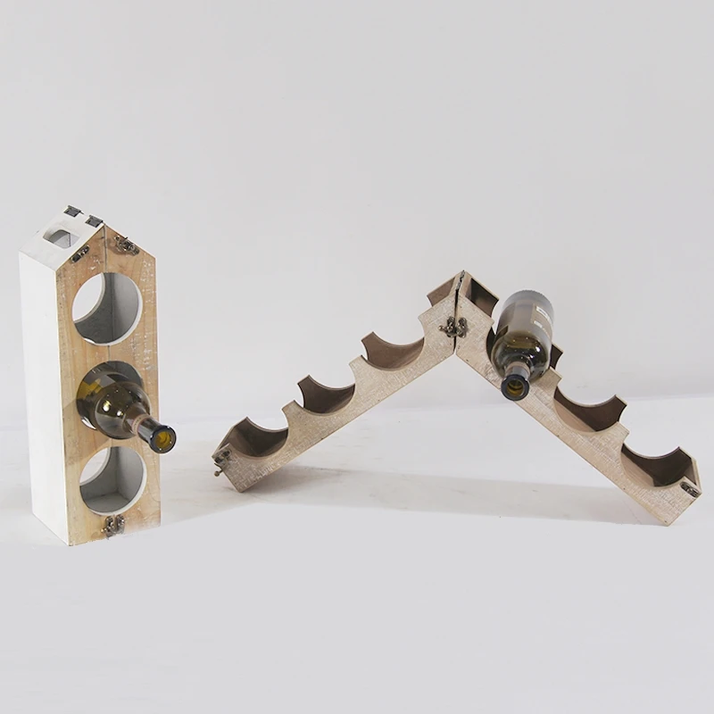 

High quality hotel table desktop wooden wine holder