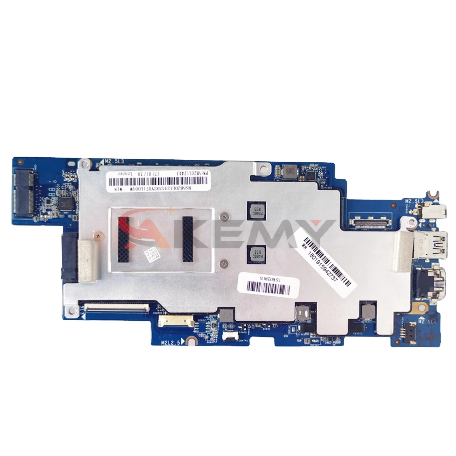 

1501B_01_01 For Lenovo IdeaPad 100S-14IBR notebook motherboard CPU N3060 RAM 4GB carrying SSD 32G 100% test work