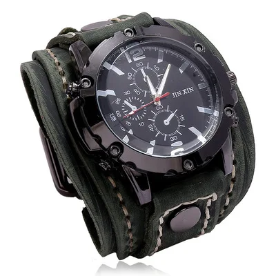 

Men watch Luxury watch quartz watch fashion blue glass style men, Picture color