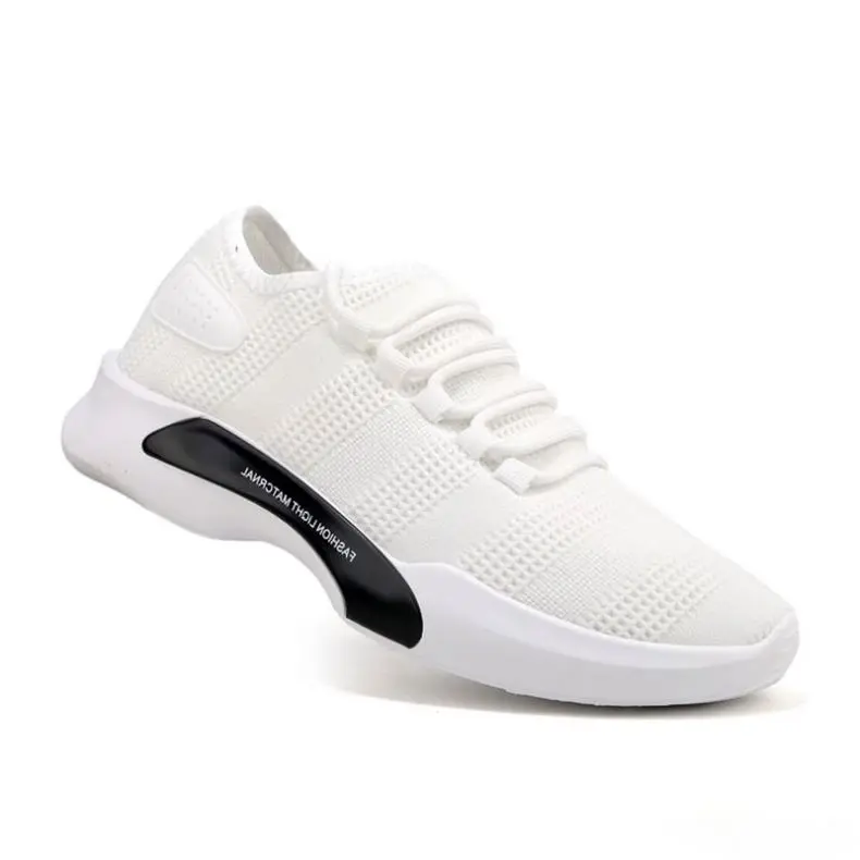 

Fashion men breathable sport flats walking shoes lace up sneakers for men casual genuine leather shoes, Black white grey