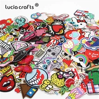 

3-15cm Random Style Serie Sequin Embroidered Iron On Patches DIY Heat Transfer Patch L1016