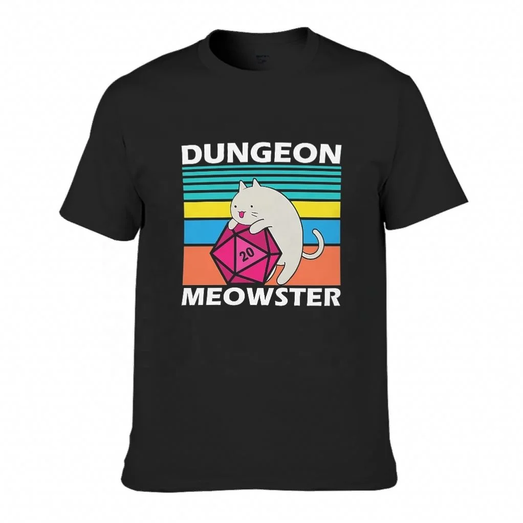 

Women Tshirt 2021 Cat Dungeon Meowster Custom Quality Printing T Shirts