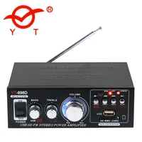 

Professional hifi stereo power amplifier 180w+180w YT-698D with USB/SD/FM/Bluetooth