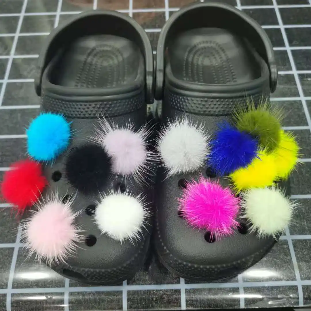 

Hot sale Fuzzy shoes decoration accessories