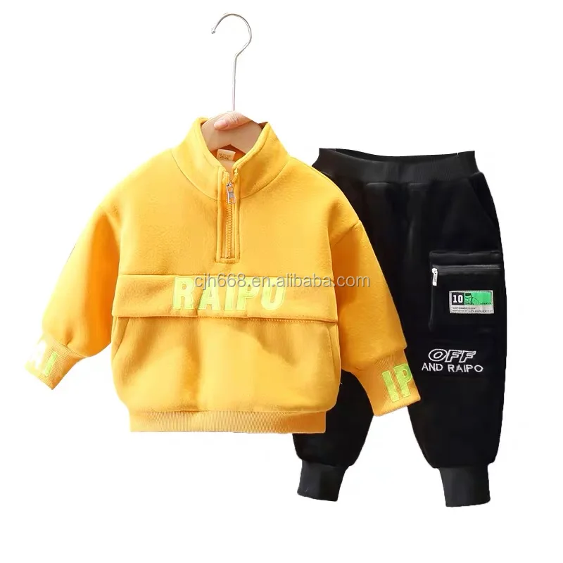 

2020 Kids clothing autumn winter boys clothes 2pcs set outfits kids clothes suit for boy's clothing sets