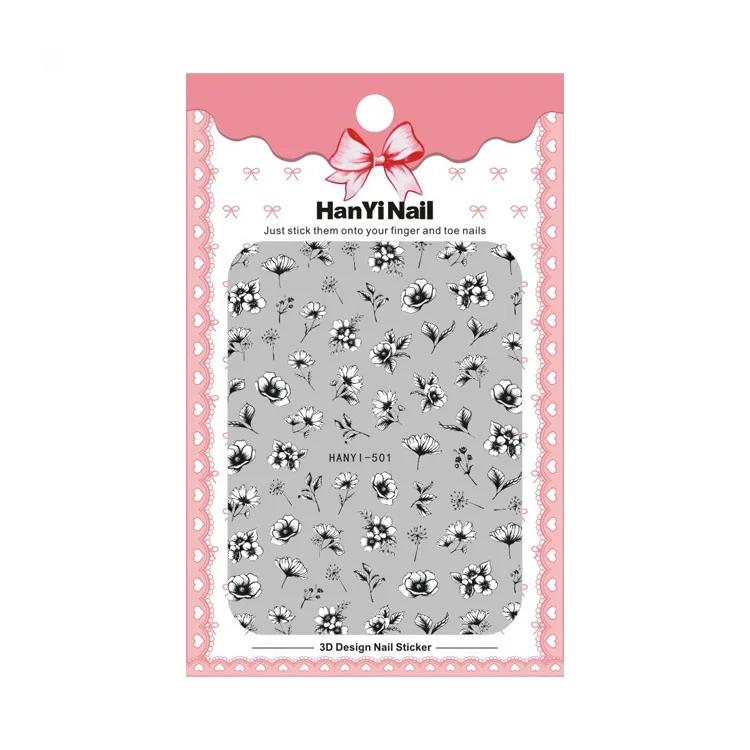

HANYI 501-550 3D Decorative Crystal Fancy Stones For Nail Art Design Stickers Solid Decals Nail Foil Sticker, Colorful