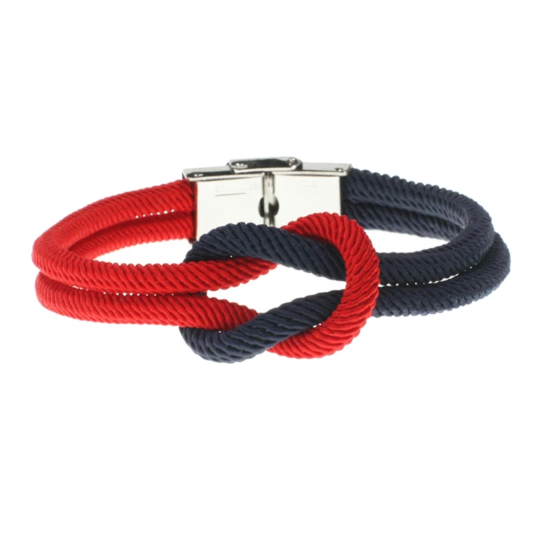 Stainless Watch Knot Nylon Rope Bracelet Wristband Bracelet For Men An008 Buy Men Bracelet
