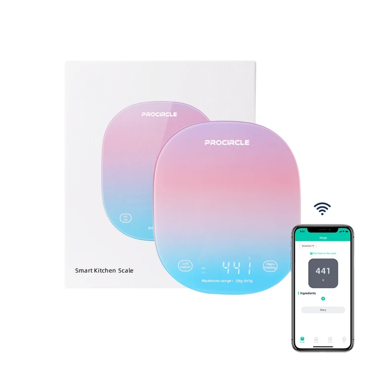 

ProCircle Smart Food Scale with Smartphone App