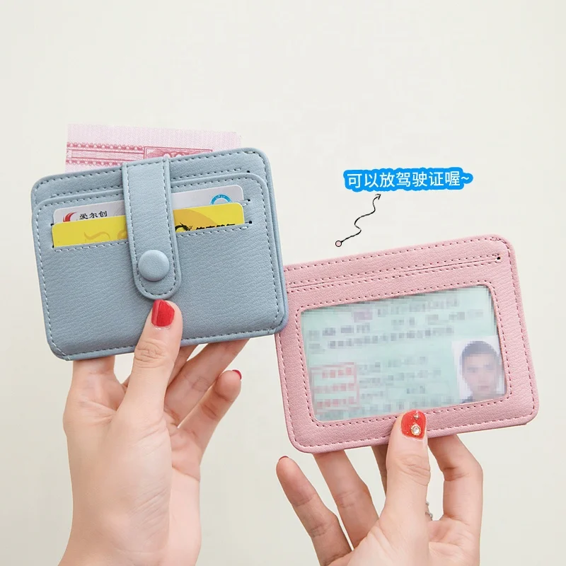 

MIYIN new Korean ultra thin multi-function ladies card holder wallet coin purse multi-card driver license PU leather card holder