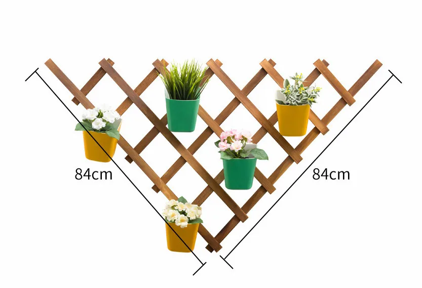 Wall Mounted Flower Rack Size