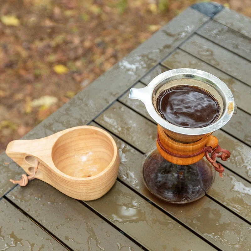 

camping Pour Over Coffee Maker Coffee Strainer Camping Hand Coffee Filter Dripper