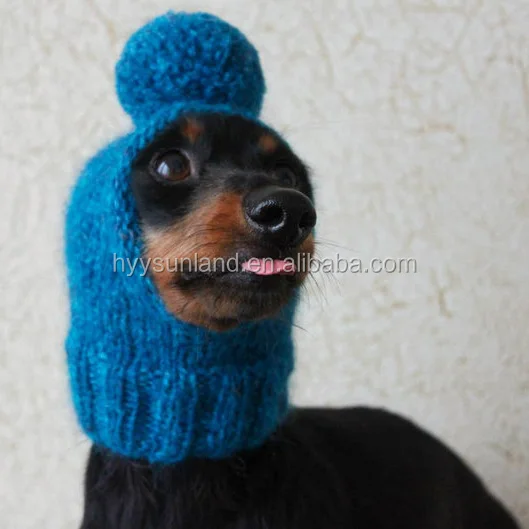 pom pom dog hat