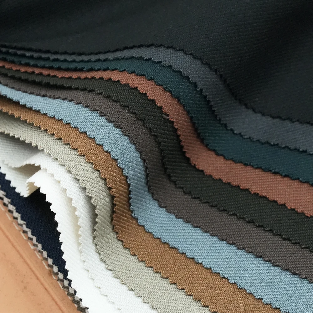 Unique Plain 4%W 74%T 15%R  3%SP 4%TEL TRW Fabric Woven Italian Wool Suiting Fabric for Men Suit