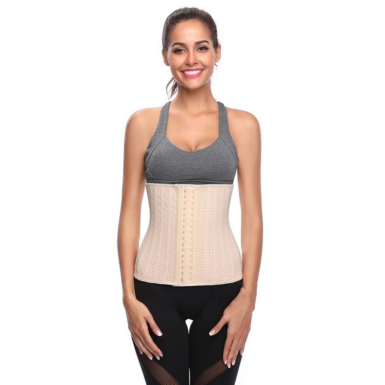 

Breathable tummy girdle belt sports body shaper waist trainer control corset