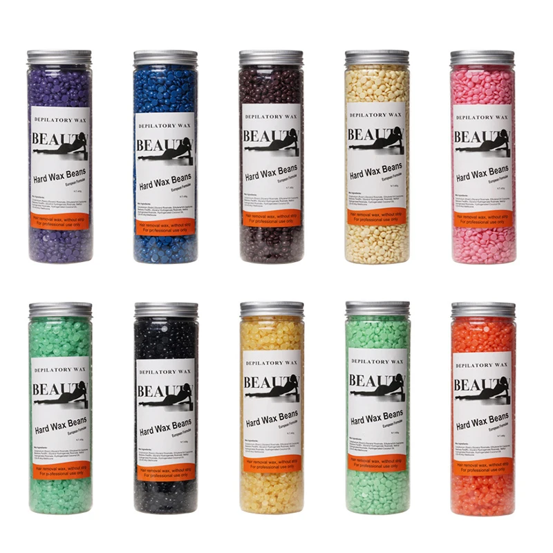 

Pearl Hot Film Wax Bead Hair Removal Wax Depilatory Removing Unwanted Hairs in Legs and Other Body Parts Hard Wax