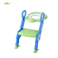 

New Plastic Toilet Training Step Stool Baby Potty Seat with Ladder