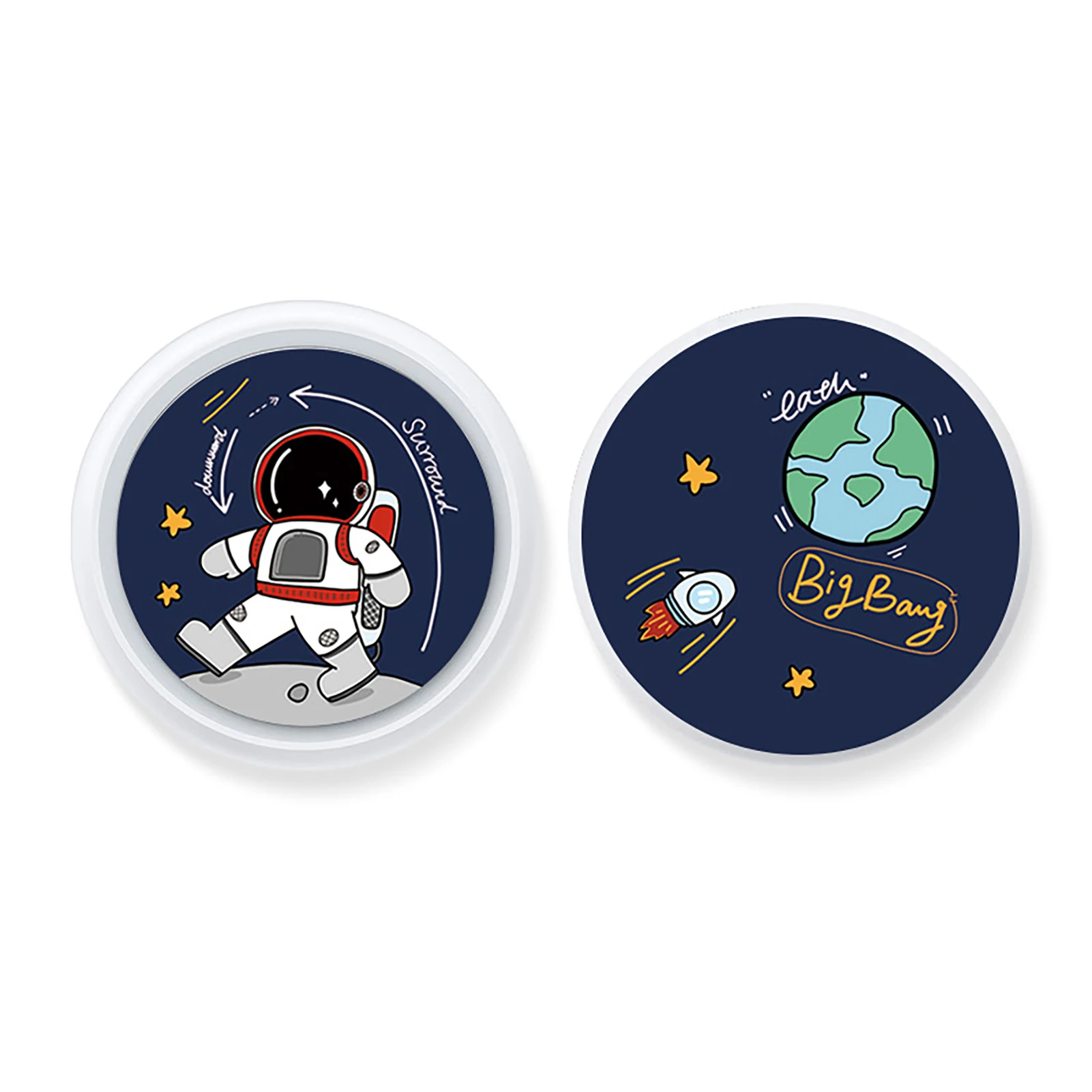 

Free Shipping For Apple for Airtag Paster tag Stickers Universe Star space Astronaut Funny Air tags tracker GPS finder