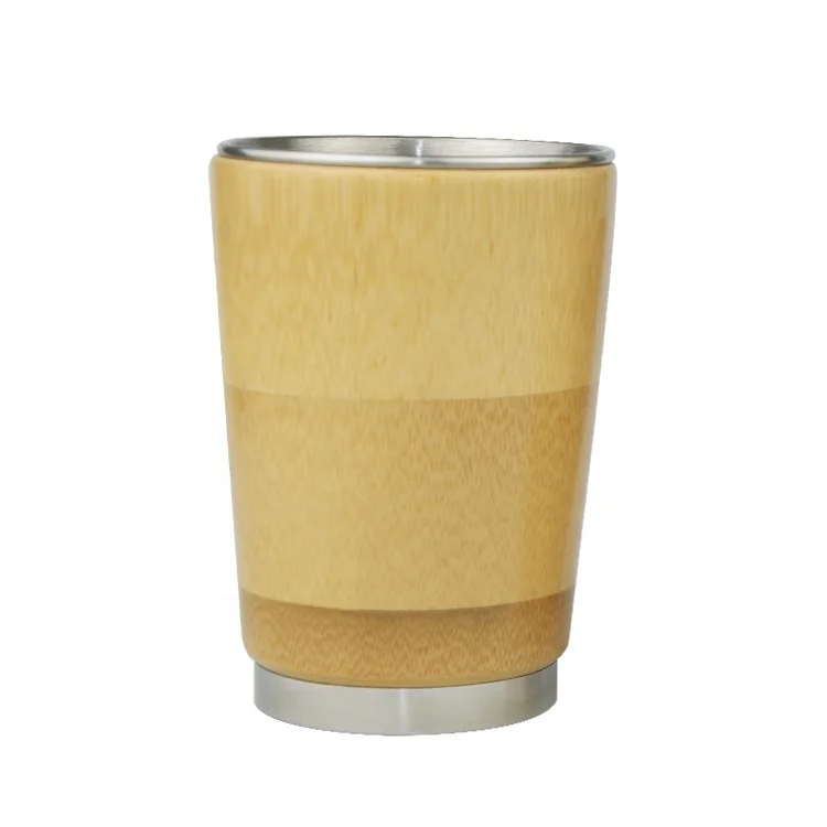 

Mikenda Bamboo Travel Thermal Mug Stainless Steel Thermal Tea mug Traveling Water Mug, Customized color