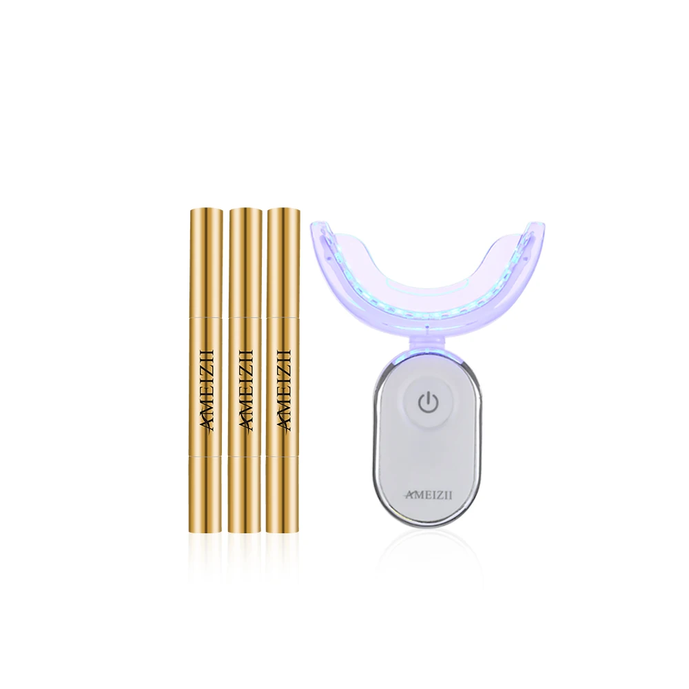 

Custom Logo Wireless LED Teeth Whitening Kits Tooth Care Whitener Blanchisseur De Dent Dental Bleaching Machine With Controller