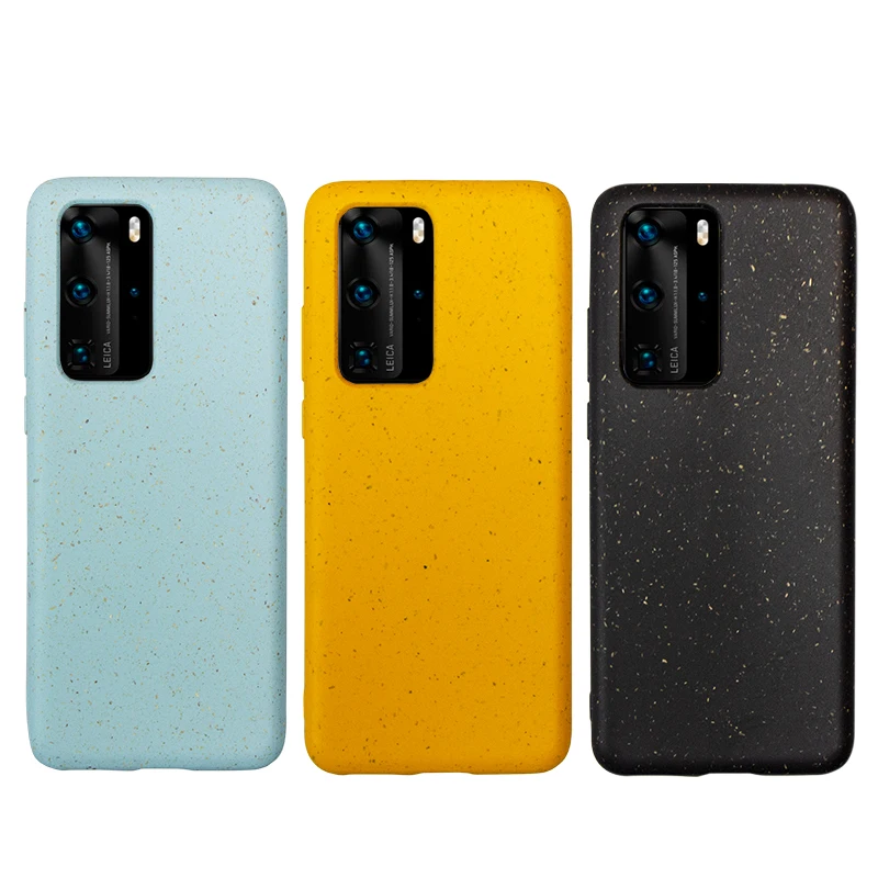 

Funcase Hottest 100% Biodegradable Mobile Case Custom Phone Accessories Eco-friendly Mobile phone Cover for Huawei P40 Pro, Multiple colors