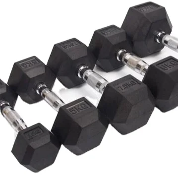 

2022 Hot Sale Home Exercise Dumbbells Hex Dumbbell Set with Racks Rubber Hex Dumbbell, Custom color