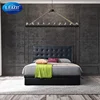 Hotel Furniture King Leather Storage Wooden Bed Models